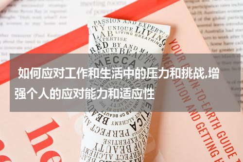  如何应对工作和生活中的压力和挑战,增强个人的应对能力和适应性