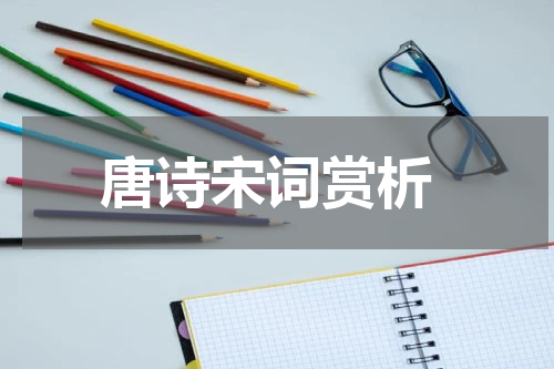 唐诗宋词赏析