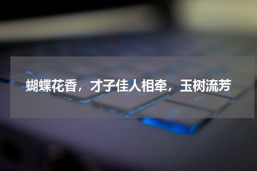 蝴蝶花香，才子佳人相牵，玉树流芳