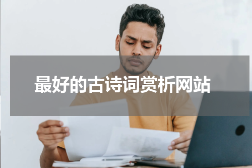  最好的古诗词赏析网站