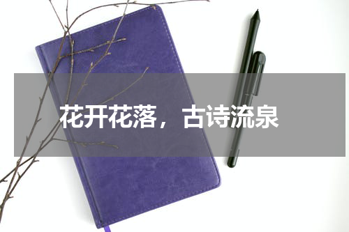  花开花落，古诗流泉