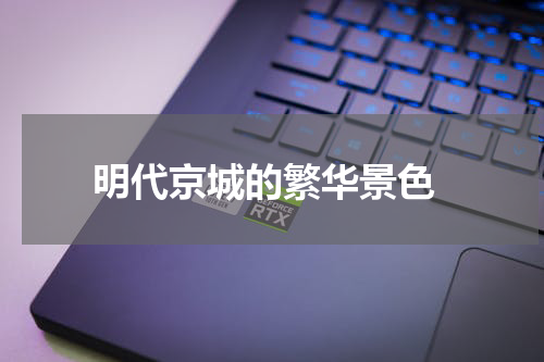  明代京城的繁华景色