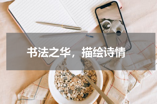  书法之华，描绘诗情