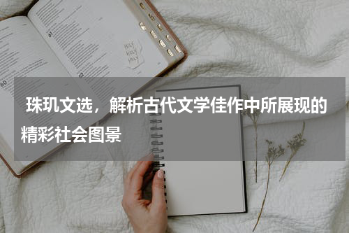  珠玑文选，解析古代文学佳作中所展现的精彩社会图景