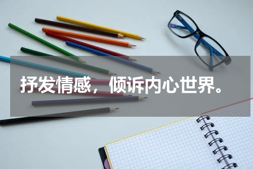 抒发情感，倾诉内心世界。