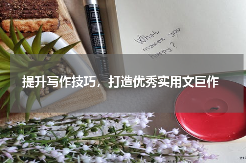  提升写作技巧，打造优秀实用文巨作