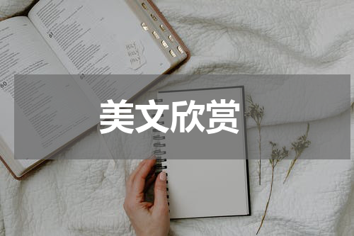  美文欣赏