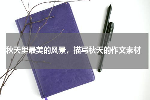  秋天里最美的风景，描写秋天的作文素材