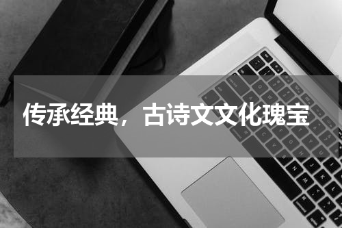  传承经典，古诗文文化瑰宝