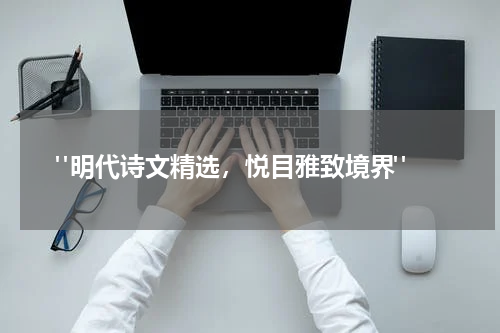 "明代诗文精选，悦目雅致境界"