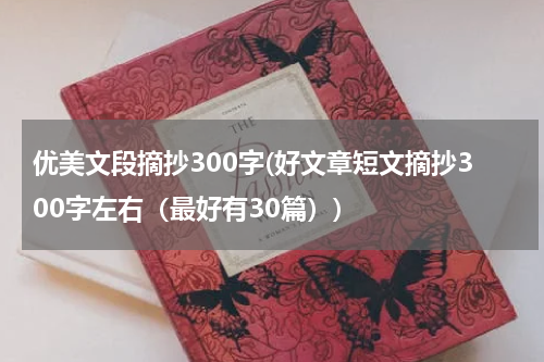 优美文段摘抄300字(好文章短文摘抄300字左右（最好有30篇）)