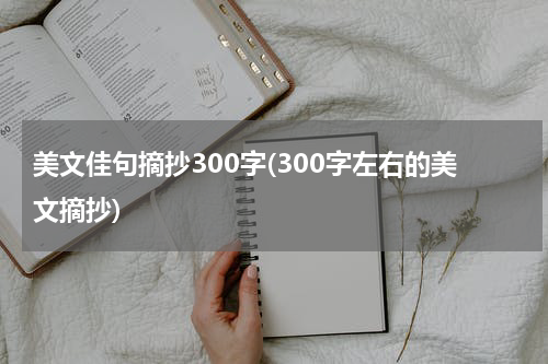美文佳句摘抄300字(300字左右的美文摘抄)
