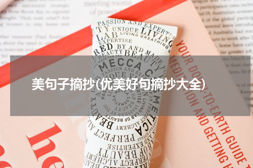 美句子摘抄(优美好句摘抄大全)