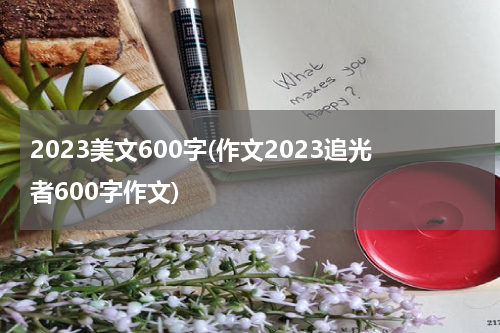 2023美文600字(作文2023追光者600字作文)