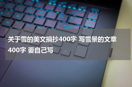 关于雪的美文摘抄400字 写雪景的文章400字 要自己写