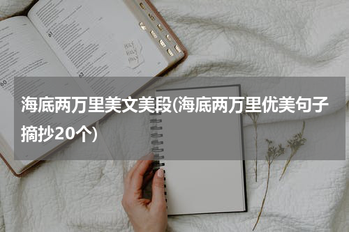 海底两万里美文美段(海底两万里优美句子摘抄20个)