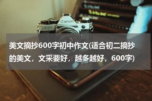 美文摘抄600字初中作文(适合初二摘抄的美文，文采要好，越多越好，600字)