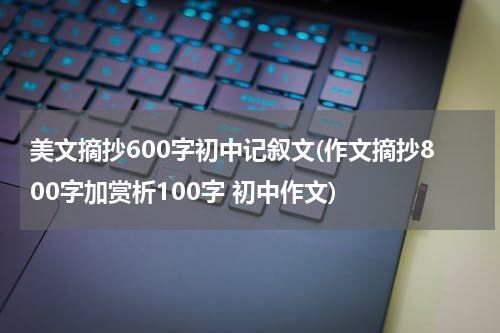 美文摘抄600字初中记叙文(作文摘抄800字加赏析100字 初中作文)