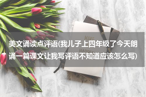 美文诵读点评语(我儿子上四年级了今天朗诵一篇课文让我写评语不知道应该怎么写)
