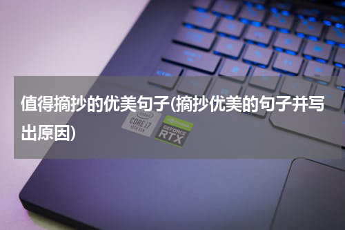 值得摘抄的优美句子(摘抄优美的句子并写出原因)