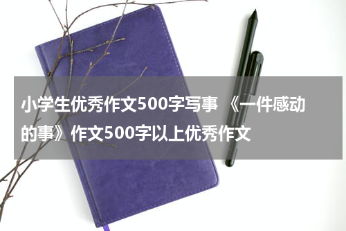 小学生优秀作文500字写事 《一件感动的事》作文500字以上优秀作文