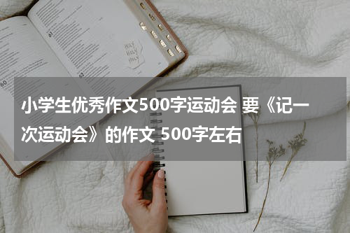 小学生优秀作文500字运动会 要《记一次运动会》的作文 500字左右