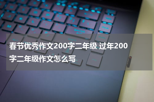 春节优秀作文200字二年级 过年200字二年级作文怎么写