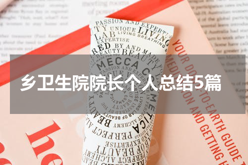 乡卫生院院长个人总结5篇