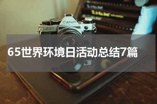 65世界环境日活动总结7篇