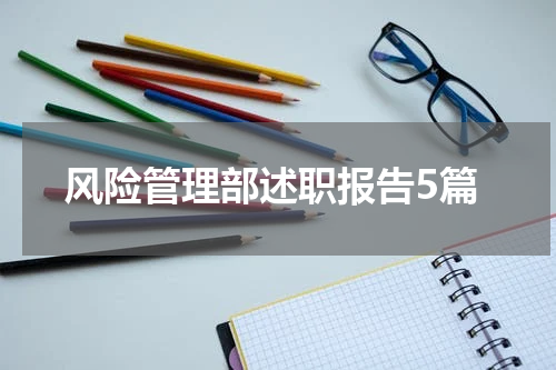 风险管理部述职报告5篇