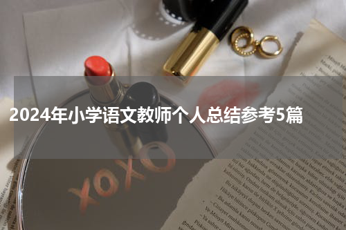 2024年小学语文教师个人总结参考5篇