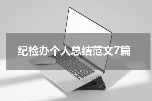 纪检办个人总结范文7篇