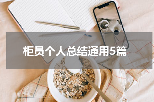 柜员个人总结通用5篇